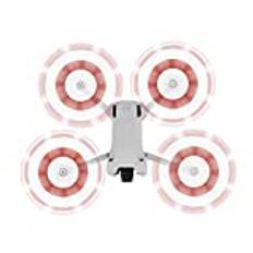 Kimyoaee Mini 3 Pro Propeller med lågt brus för DJI Mini 3 Pro Fly More Combo Camera Drone RC tillbehör reservrekvisita ersättning (röd rand)