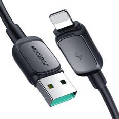 iPhone Lightning kabel - USB 2.4A 480Mbps 2m sort