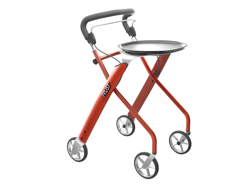 TrustCare - Let's Dream rollator för inomhusbruk - Sunset