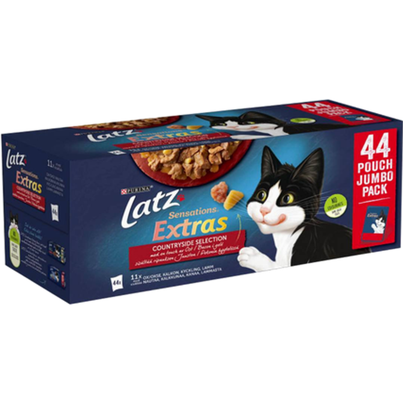 Purina Latz Sensations Countryside Selection 44 x 85 g 4-Pack