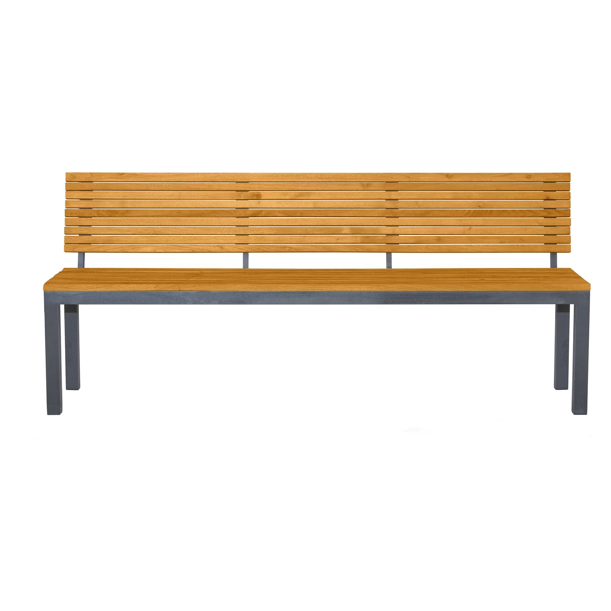 Trädgårdsbänk Wildfern Trä, Svart 180 cm