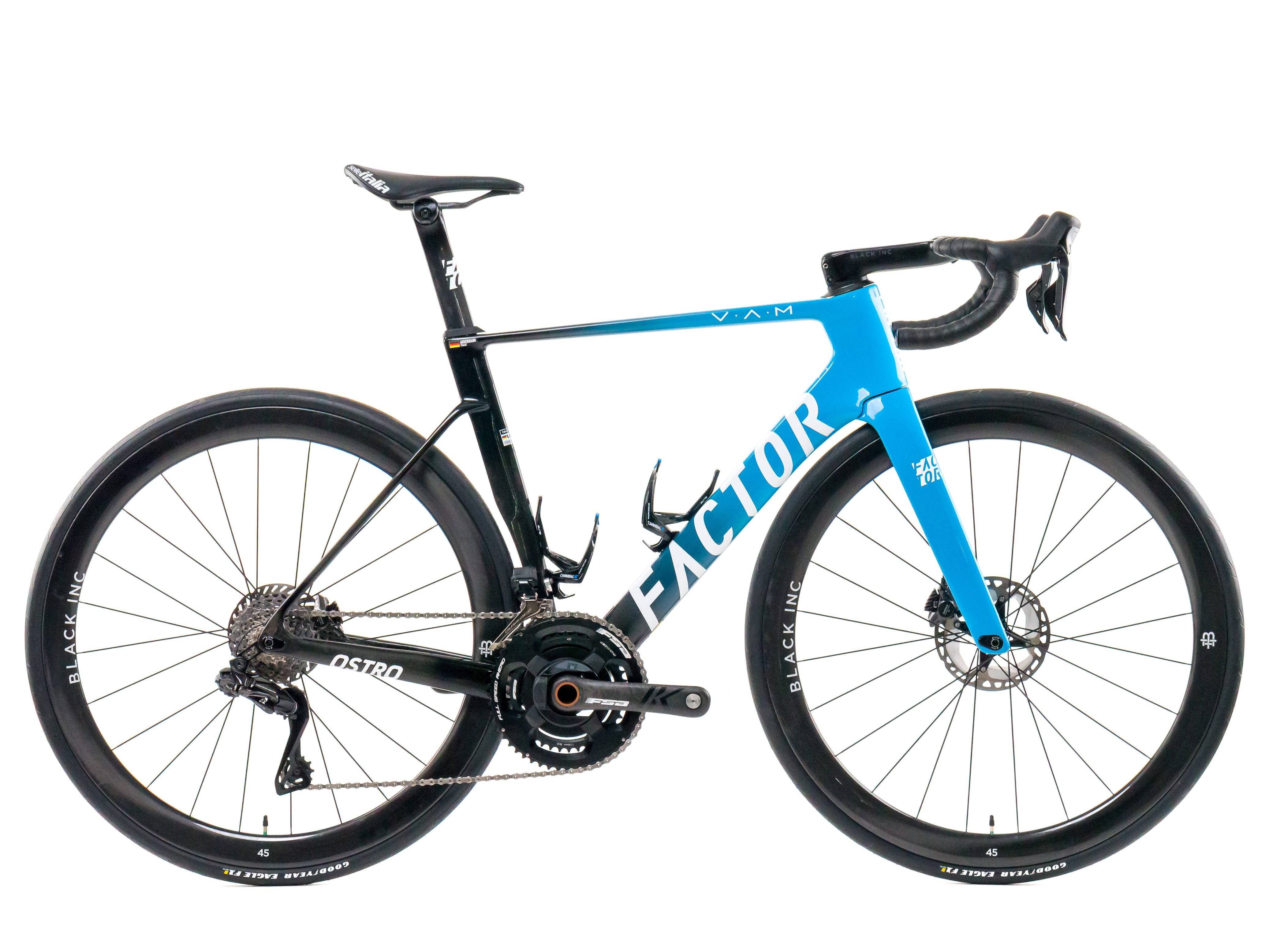 Factor Ostro VAM 2.0 2024 Team Premier Tech P. Ackermann size 54 Shimano Dura-Ace Di2 2x12sp - Bikeroom / 54 / azure-black (54)