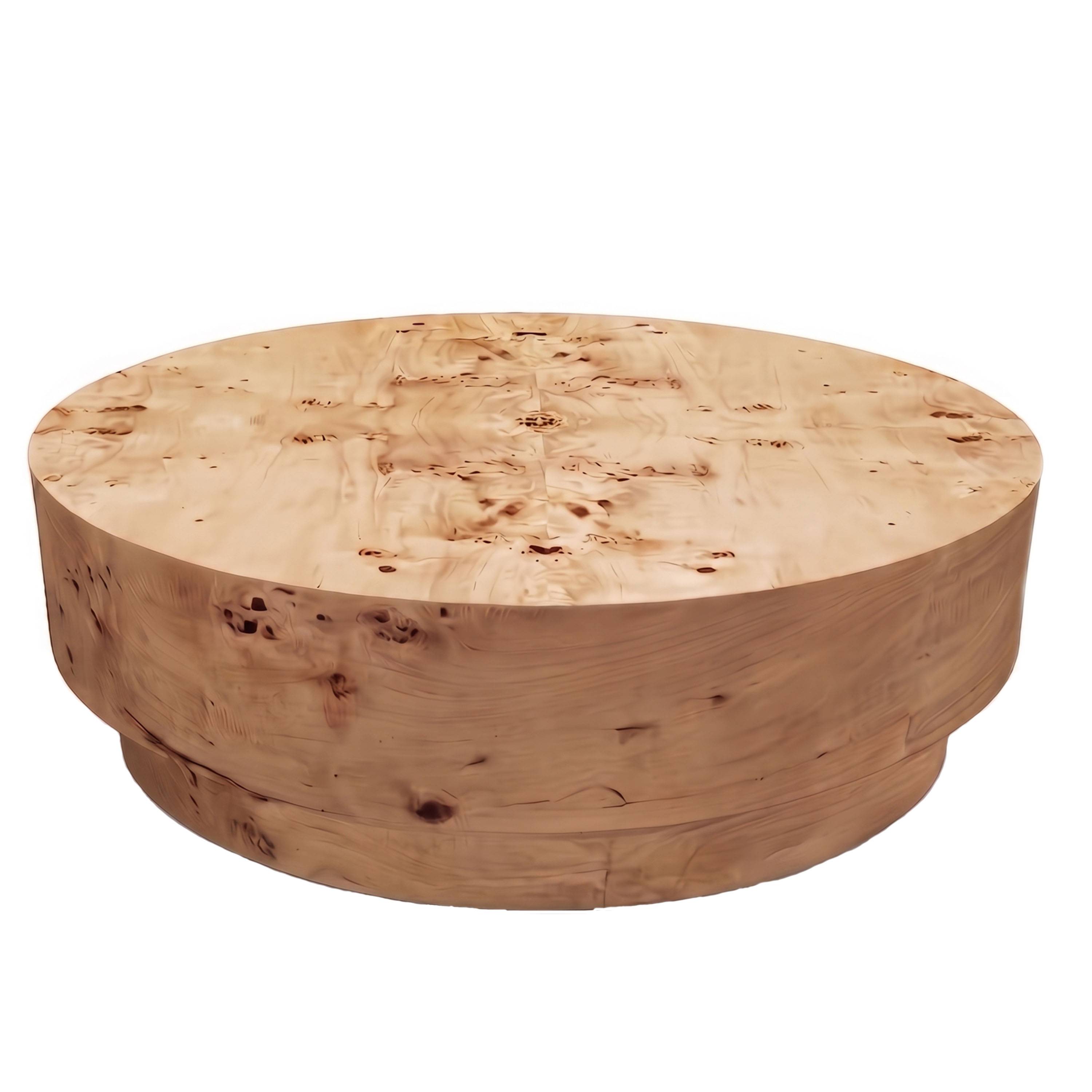 Sleepo Collection - Poppy Soffbord Poppel Ø100 - Trä (ØxH: 100 x 35 cm)