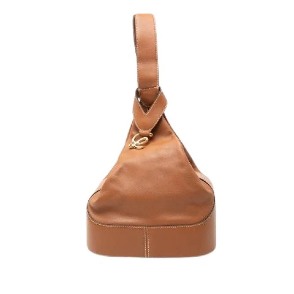 Loewe Pre-owned Pre-owned Læder Rygsæk - Vintage - Dame - Brun - ONE SIZE - Læder