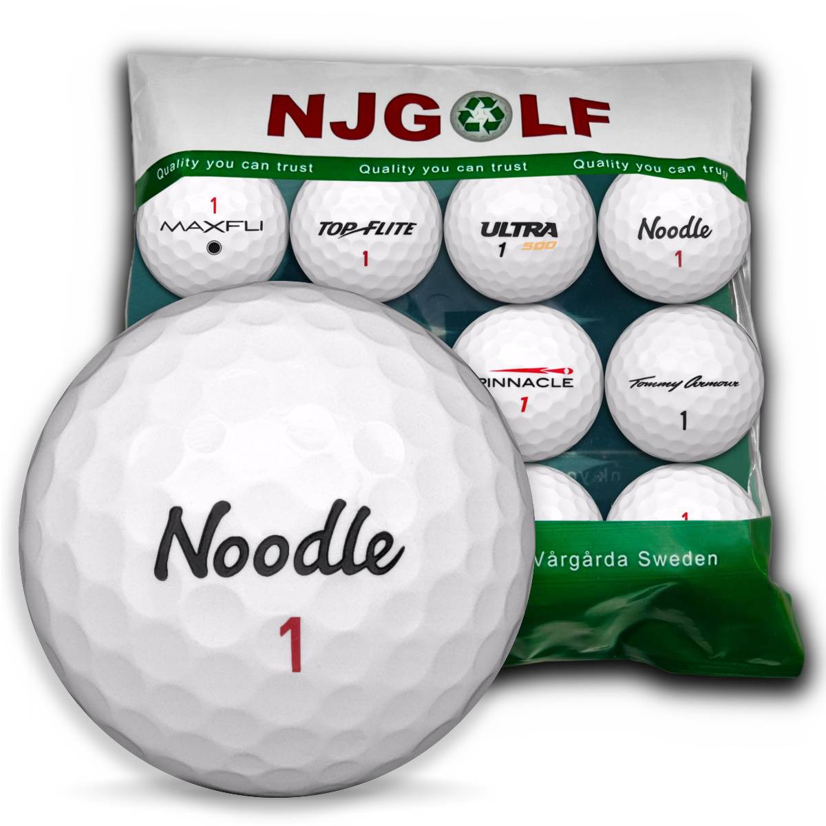 Blandede Golfbolde