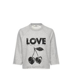 ZADIG & VOLTAIRE Gea Pmo Concert Cherry Love |Grå |S