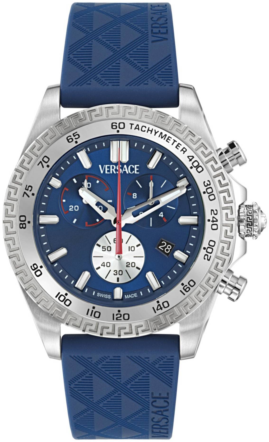 Versace Herreur VE9K00124 Chrono X Blå/Gummi Ø44 mm