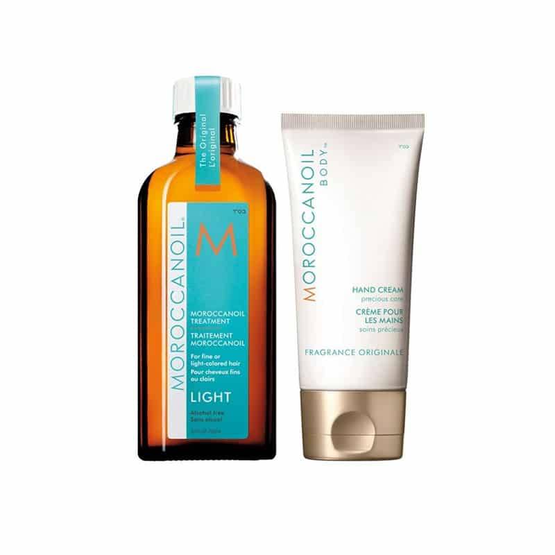 Moroccanoil Original Oil Treatment Light 100ml + Hand Cream 75ml Soft Duo (100 ml)