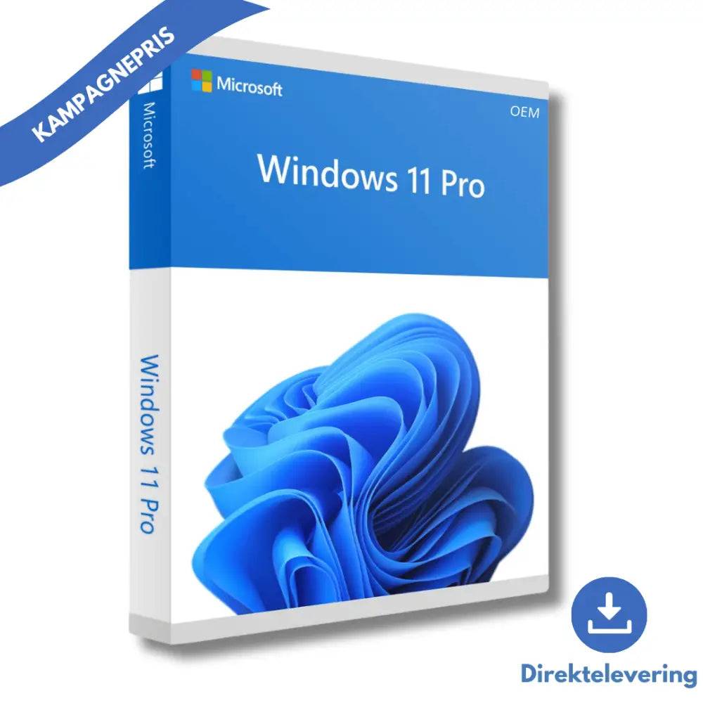 Microsoft Windows 11 Pro DK/ENG (64-bit OEM).