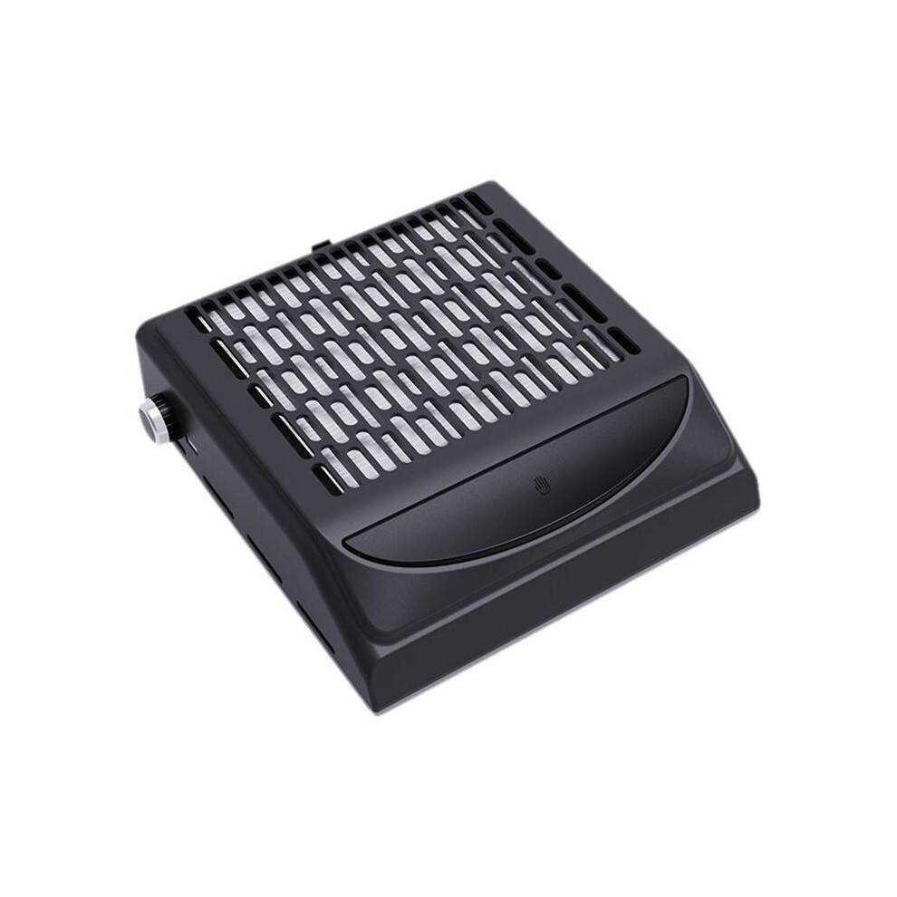 (8.6cmx23.9cmx22.9cm, Black) Nail Dust Vacuum Cleaner Nail Dust Collector with Filter Professional Nail Art Salon 100W Dust Collector Machine