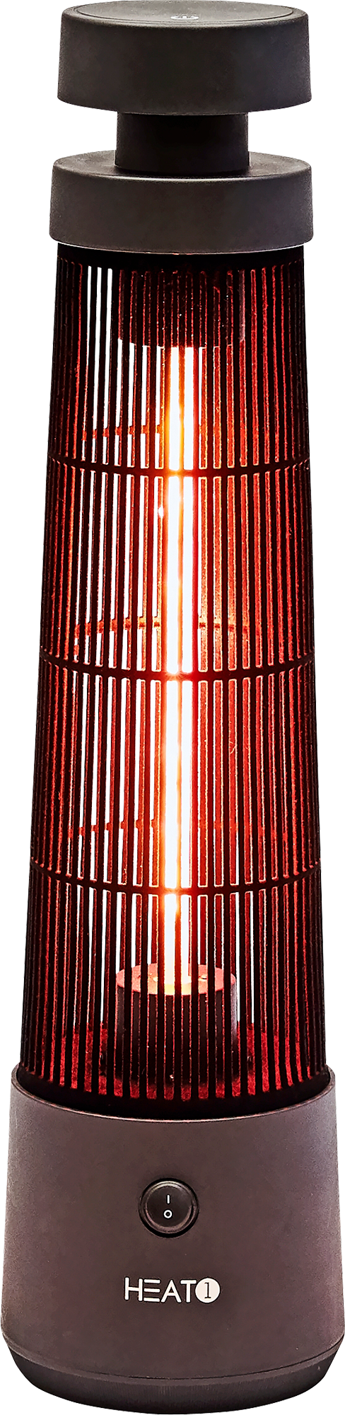 Heat1 terrassevarmer 1200w sort under bord model