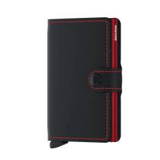 Secrid Miniwallet (MATTE BLACK & RED)