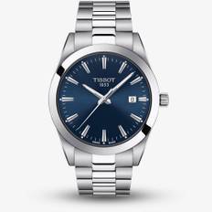 Tissot Mens Classic Gentleman Navy Dial Bracelet Watch T127.410.11.041.00