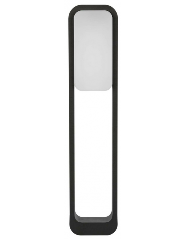 STICKER Udendørs bedlampe i aluminium og polycarbonat H72 cm 10W SMD LED - Mørkegrå/Hvid