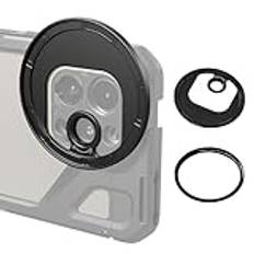 SMALLRIG Magnetisk T-Mount to 67mm Attachable Filter Adapter, use med SmallRig T-mount Backplane 4399 för SmallRig Phone Cage för iPhone 15 Series 4407 4392 4397-4585