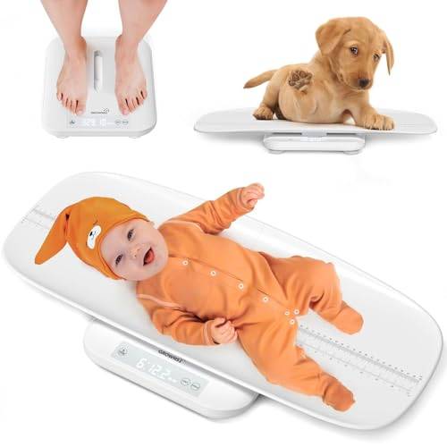 Grownsy Babywaage, 150 kg Waage für Babys, Neugeborene,Erwachsene,Haustiere