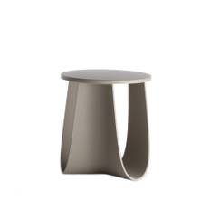 MDF Italia - Sag Stool, Mud Polyurethane Seat/Top, Mud Polyurethane Structure - Sittpallar - Nendo - Grå - Syntetiskt