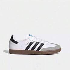 Adidas Samba Vegan Classic Låga Skateboardskor B75806, Unisex Retro Sport Casual Skor - Svart och Vitt (EUR36,EUR37,EUR38,EUR39,EUR40,EUR41,EUR42,EUR43,EUR44,EUR45,EUR36.5,EUR38.5,EUR40.5,EUR42.5,EUR44.5)