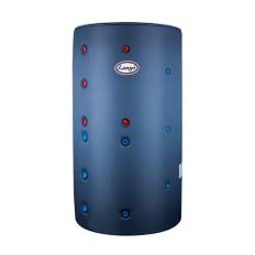 Langå buffertank, isoleret, sanitetsspiral, solspiral, 750 liter