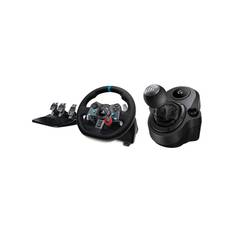 Logitech G29 Driving Force Racing Wheel (PS4 / PS3 / PC) + Driving Force Shifter bundle - Steering wheel & Pedal set - Sony PlayStation 4