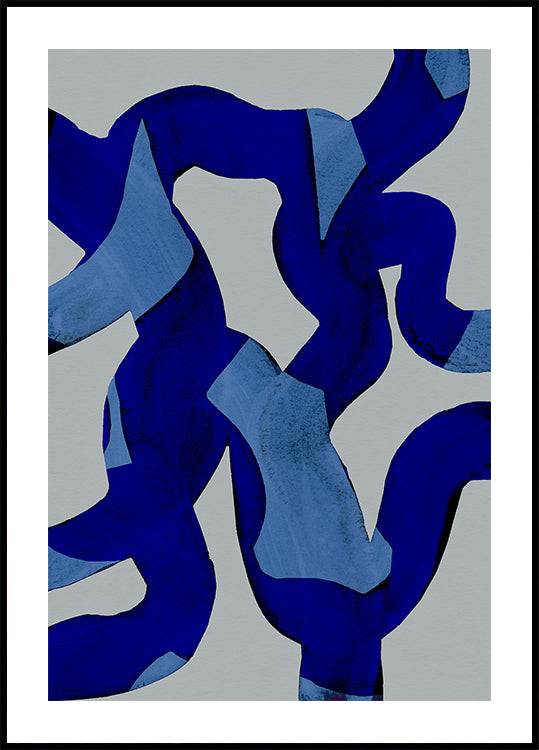 Abstract Brush Strokes 65X (70x100cm) - Plakater > Konstaffischer, Abstrakta Posters, Illustrationsposters, BD