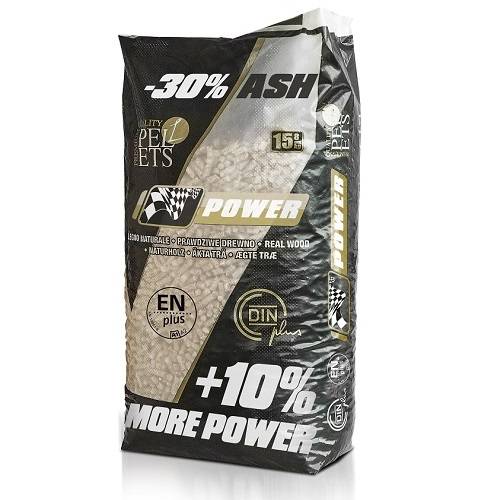 Barlinek Træpiller Power 8mm, 990 kg (66x15 kg sække).