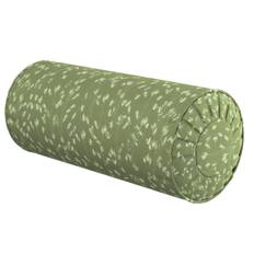 Cylinderpude med folder, Offwhite med print, Ø 20 x 50 cm, Eden