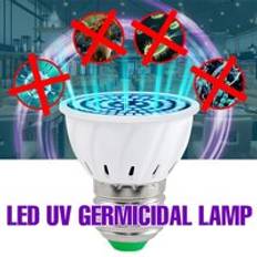 E27 uv bakteried&#xF6;dande ljus 6w 9w uv-ledd steriliseringslampa gu10 bakteried&#xF6;dande lampa mr16 ultraviolett desinfektionslampa virusf&#xF6;rebyggande - E27 48 lysdioder