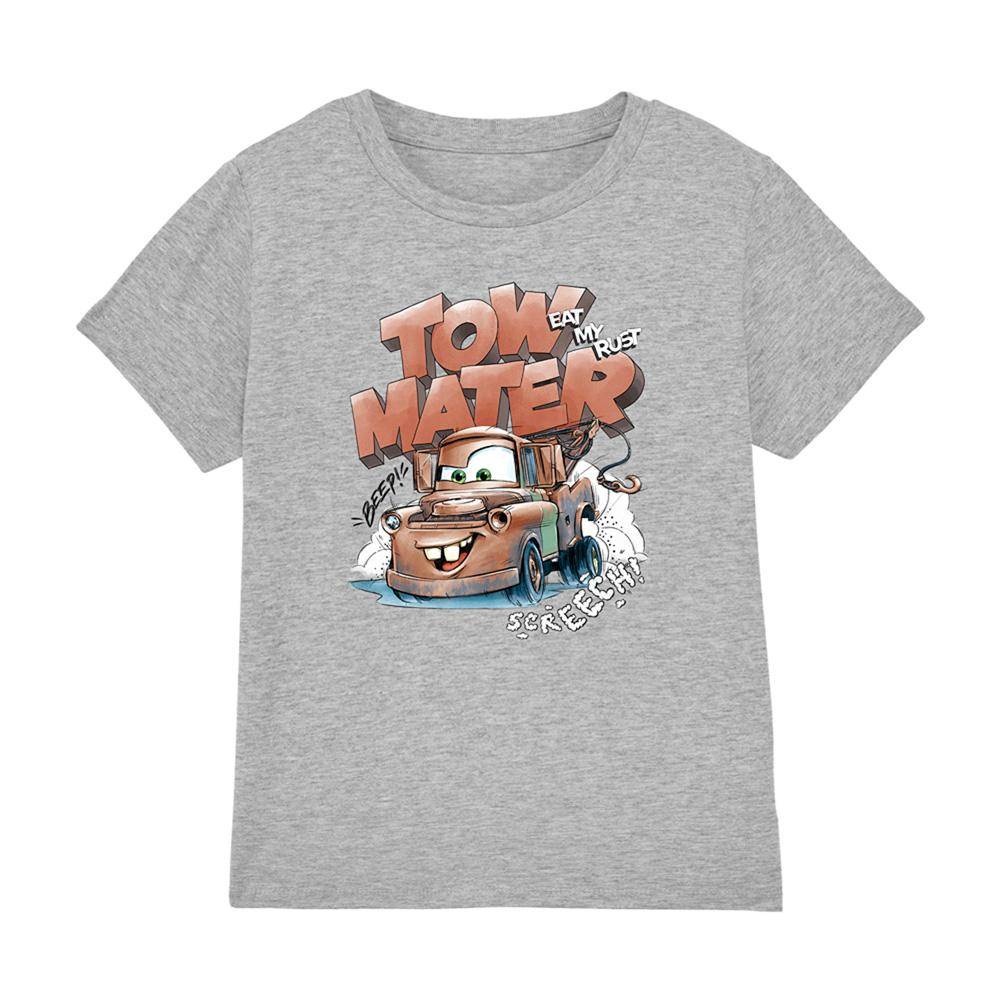 Bilar Pojkar Skrik Bärgarn Ljungfärgad T-shirt 3-4 Years