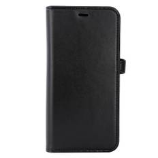 GEAR Buffalo iPhone 15 Pro Max 2-in-1 Wallet Ægte Læder Magnet Flip Cover m. Pung - Sort