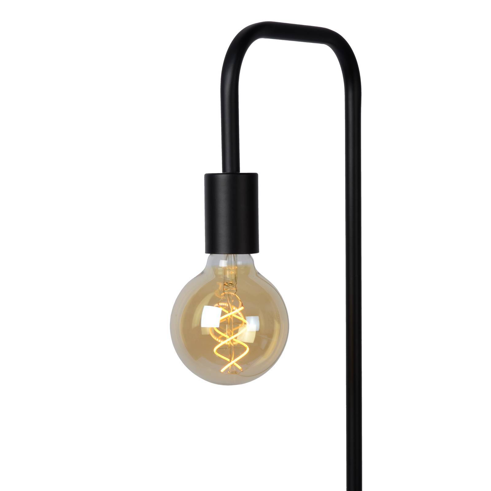 Lucide Golvlampa Lorin, Svart, Vardagsrum / matsal, Metall, Golvlampa