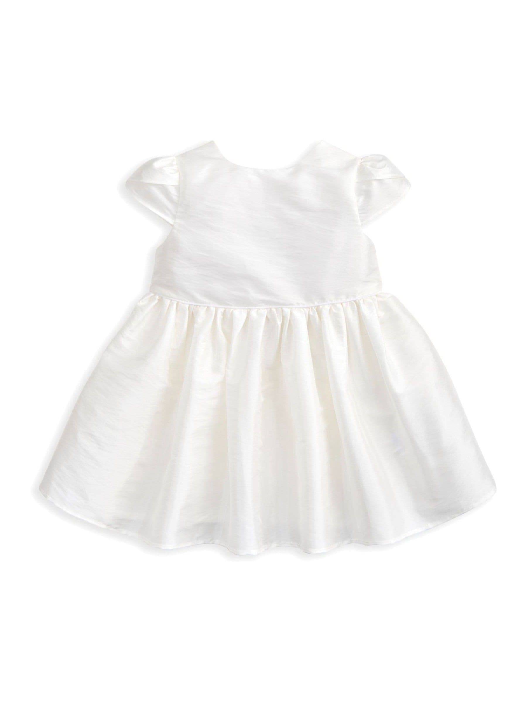 Mamas & Papas Mamas & Papas White Taffeta Dress - 68-74cm (6-9 Months)