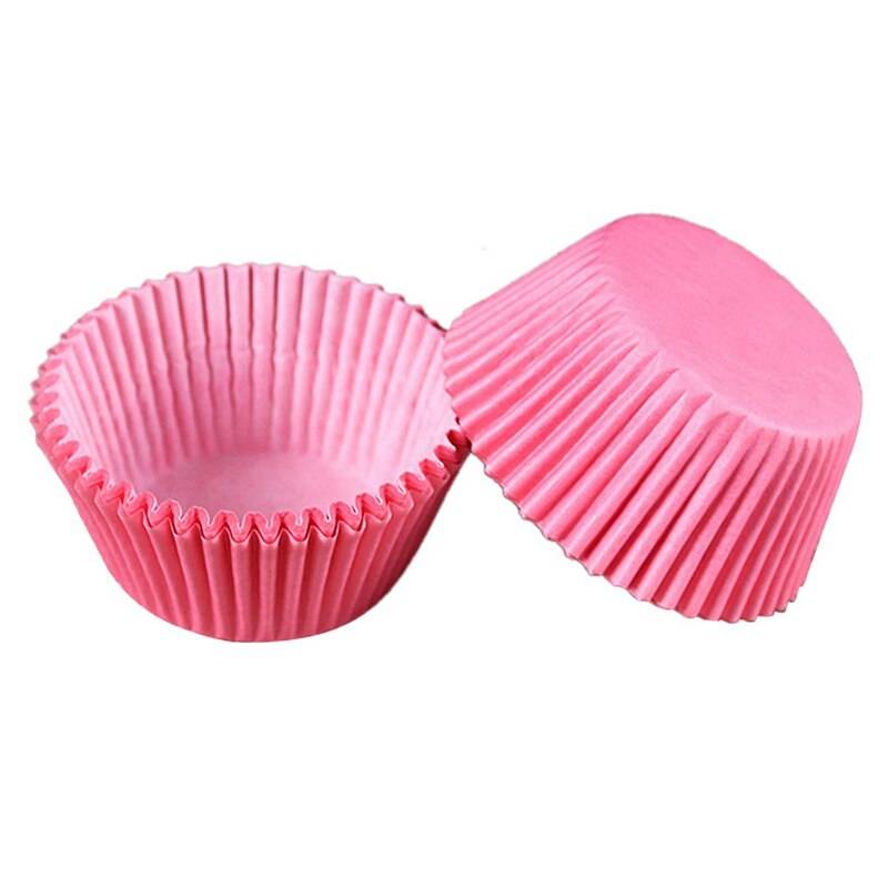 Mini rainbow 100pc cupcake liner bakform cupcake papper muffinsfodral tårtlåda ägg tårtor bricka kökstillbehör verktyg - G183047a