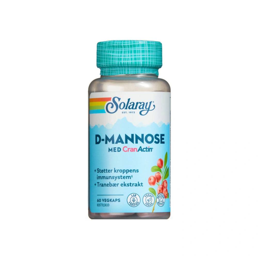 Solaray D-Mannose med CranActin - 60 stk