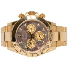 Rolex Daytona, Tahitian MOP, Diamant, Guld, 40 mm