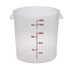 CAMBRO Round Food Container RFS18PP Translucent Polypropylene USA AHC5607