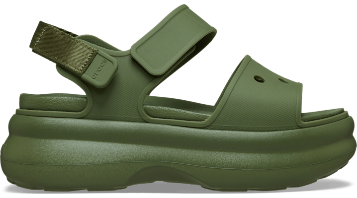 Crocs women Soho Y-Strap Sandals Army Green 33