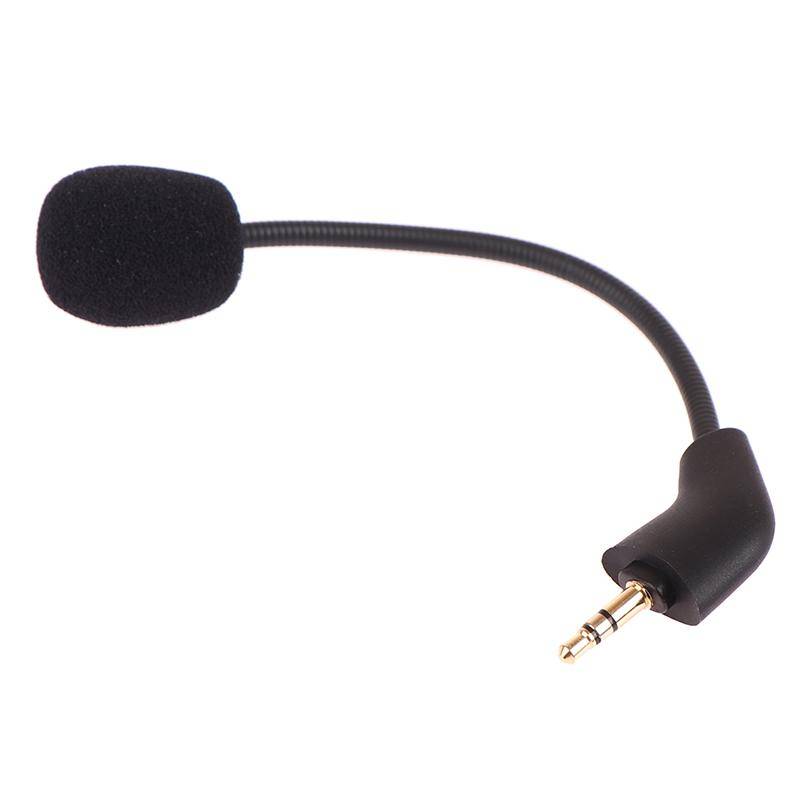 Ersättningsspelmikrofon 3,5 mm mikrofon för Kingston Hyperx Cloud 2 II X Core black