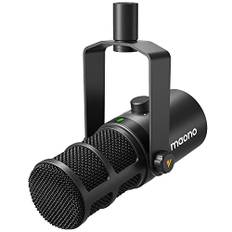 MAONO Dynamisches Mikrofon, USB/XLR-Podcast-PC-Mikrofon mit Software, EQ, Tap-to-Mute, Gain-Regler und Lautstärkeregler, Studiomikrofon für Rundfunk, Aufnahme, Streaming und Gaming (PD400X)
