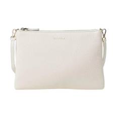 Coccinelle, Taske, Dame, Hvid, ONE SIZE, Uld, Burgundy Zip Clutch Taske