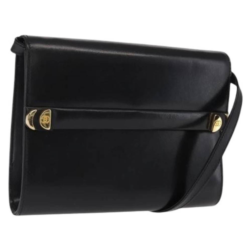 Gucci Vintage Pre-owned Vintage Cross Body Taske - Vintage - Dame - Sort - ONE SIZE - Læder