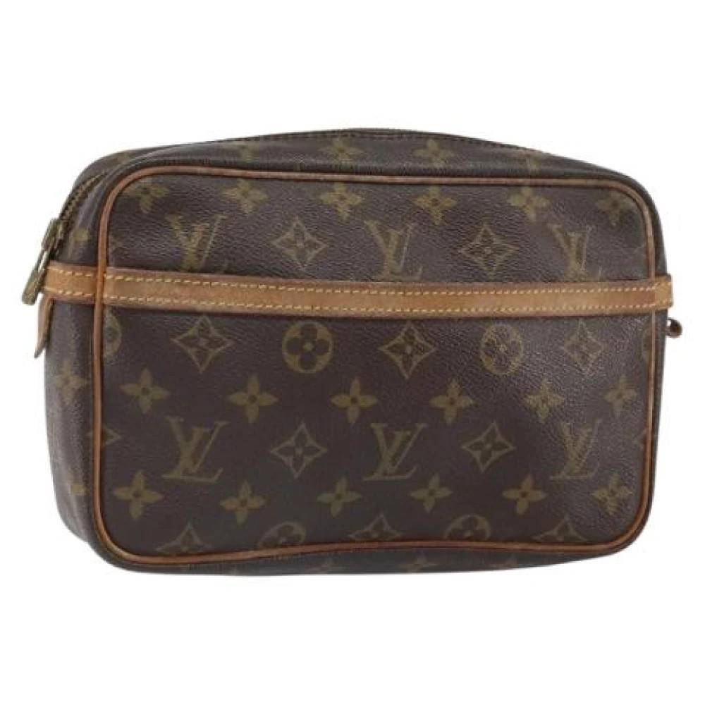Louis Vuitton Vintage Pre-owned Canvas Clutch - Vintage - Dame - Brun - ONE SIZE -
