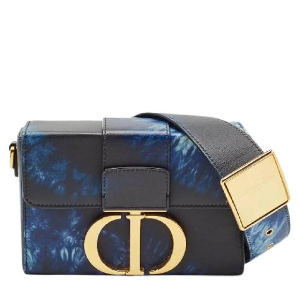 Dior Vintage Pre-owned Læder Cross Body Taske - Vintage - Dame - Blå - ONE SIZE - Læder