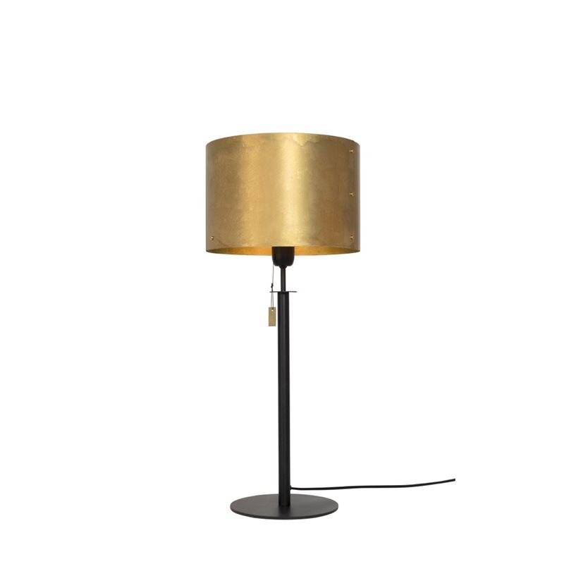 Konsthantverk Svep Bordslampa Mellan Svart/Råmässing