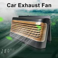 5w soldrivna bilar auto kylare ventilationsfl&#xE4;kt bil luftluft avgasfl&#xE4;kt bil radiator bil ventilator kylfl&#xE4;kt - Gr&#xF6;n