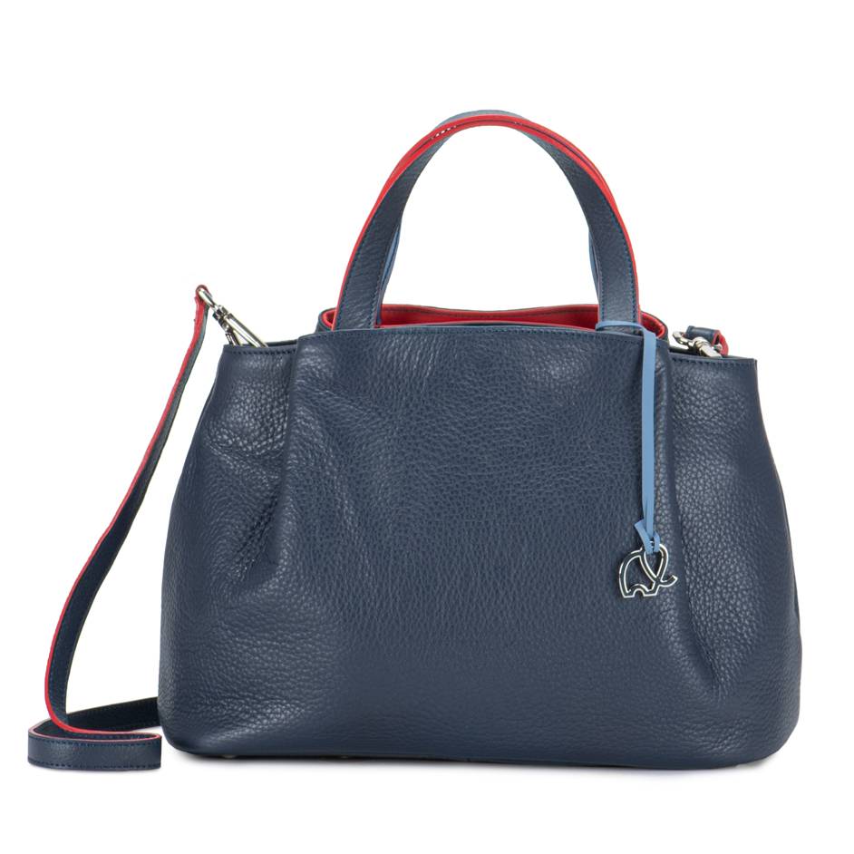 MyWalit Verona håndtaske | elegant og farverig skindtaske Royal (127).