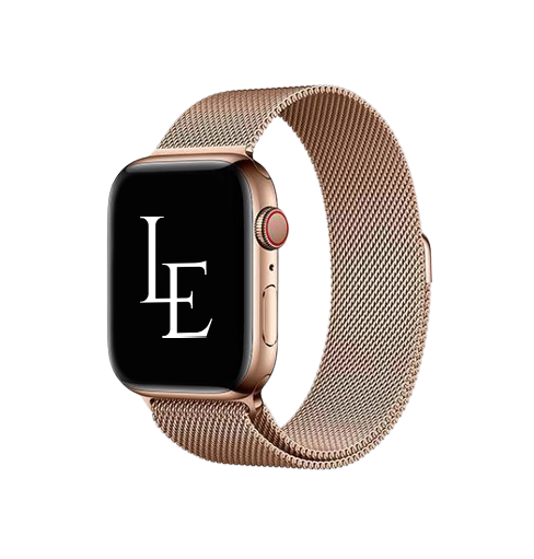Apple Watch 42-44mm - Milanese Rustfri Rem - Guld