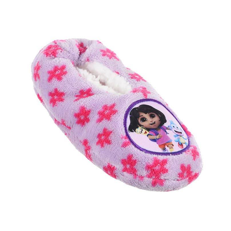 Dora Utforskaren Blommig Lila Barns Vintertofflor 31/34