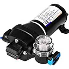 BananaB Wasserpumpe Druckwasserpumpe 12V, Membranpumpe 17L/min, Hochdruckwasserpumpe für Wohnwagen, Boot, Wohnmobil, Garten
