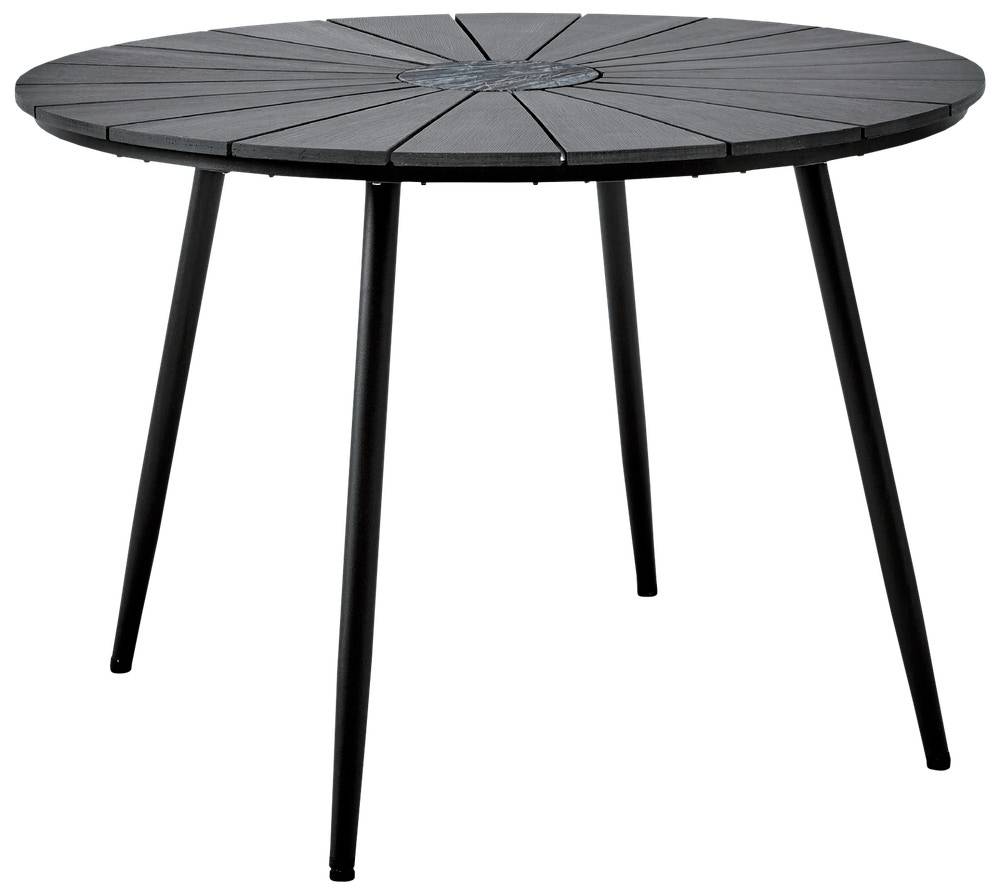 Bord Ø150 cm Nonwood - Sort